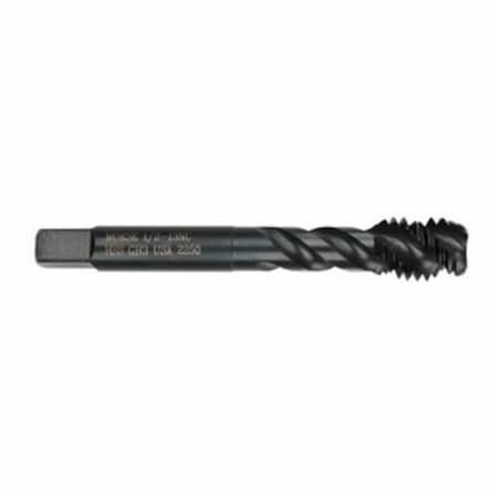 Sheartap Spiral Flute Tap, Oversized, Series 2091, Imperial, 28, SemiBottoming Chamfer, 6 Flutes, HSS, Bla 34667